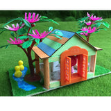 Maxbell DIY Dolls House Garden Handcrafts Miniature Project Kids Hand-on Toy Gifts - Aladdin Shoppers