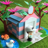 Maxbell DIY Dolls House Garden Handcrafts Miniature Project Kids Hand-on Toy Gifts - Aladdin Shoppers