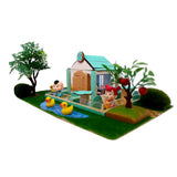 Maxbell DIY Dolls House Garden Handcrafts Miniature Project Kids Hand-on Toy Green - Aladdin Shoppers