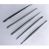 Maxbell DIY Stainless Steel Carving Rod Detail Needles For Pottery Modeling Carving Clay Sculpture Ceramics Tools For Model Cloth Line Texture 146 x 10 mm - Aladdin Shoppers