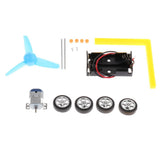 Maxbell DIY Wind-turbine Aerodynamics Car Physics Experiment Kit Educational Science Toys For - Aladdin Shoppers