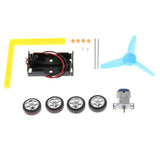 Maxbell DIY Wind-turbine Aerodynamics Car Physics Experiment Kit Educational Science Toys For - Aladdin Shoppers