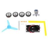 Maxbell DIY Wind-turbine Aerodynamics Car Physics Experiment Kit Educational Science Toys For - Aladdin Shoppers