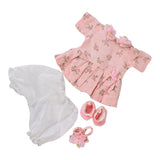Maxbell Doll Clothes Outfit Set for 16-17inch Reborn Dolls Clothes Wear Accessories - Aladdin Shoppers