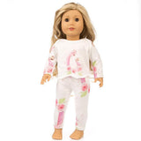 Maxbell Doll Clothes Pajamas Suit Sleepwear for 18'' Dolls Pony - Aladdin Shoppers