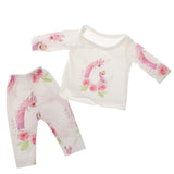 Maxbell Doll Clothes Pajamas Suit Sleepwear for 18'' Dolls Pony - Aladdin Shoppers