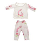 Maxbell Doll Clothes Pajamas Suit Sleepwear for 18'' Dolls Pony - Aladdin Shoppers