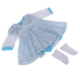 Maxbell Doll Clothes Set Romper Dress Socks for 17-18inch Reborn Baby Girl Dolls - Aladdin Shoppers