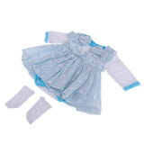 Maxbell Doll Clothes Set Romper Dress Socks for 17-18inch Reborn Baby Girl Dolls - Aladdin Shoppers