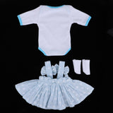 Maxbell Doll Clothes Set Romper Dress Socks for 17-18inch Reborn Baby Girl Dolls - Aladdin Shoppers