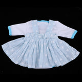 Maxbell Doll Clothes Set Romper Dress Socks for 17-18inch Reborn Baby Girl Dolls - Aladdin Shoppers