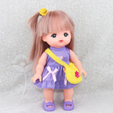 Maxbell Doll Clothes Sleeveless Dress Skirt and Shoulder Bag for 25cm Mellchan Doll - Aladdin Shoppers