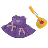 Maxbell Doll Clothes Sleeveless Dress Skirt and Shoulder Bag for 25cm Mellchan Doll - Aladdin Shoppers