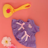 Maxbell Doll Clothes Sleeveless Dress Skirt and Shoulder Bag for 25cm Mellchan Doll - Aladdin Shoppers
