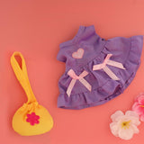 Maxbell Doll Clothes Sleeveless Dress Skirt and Shoulder Bag for 25cm Mellchan Doll - Aladdin Shoppers