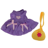 Maxbell Doll Clothes Sleeveless Dress Skirt and Shoulder Bag for 25cm Mellchan Doll - Aladdin Shoppers