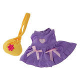 Maxbell Doll Clothes Sleeveless Dress Skirt and Shoulder Bag for 25cm Mellchan Doll - Aladdin Shoppers