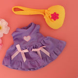 Maxbell Doll Clothes Sleeveless Dress Skirt and Shoulder Bag for 25cm Mellchan Doll - Aladdin Shoppers