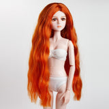 Maxbell Doll Curly Hair Wig for 1/4 BJD Dolls Making and Repair Supplies Carroty - Aladdin Shoppers
