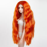 Maxbell Doll Curly Hair Wig for 1/4 BJD Dolls Making and Repair Supplies Carroty - Aladdin Shoppers