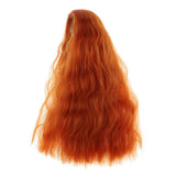 Maxbell Doll Curly Hair Wig for 1/4 BJD Dolls Making and Repair Supplies Carroty - Aladdin Shoppers