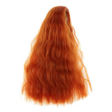 Maxbell Doll Curly Hair Wig for 1/4 BJD Dolls Making and Repair Supplies Carroty - Aladdin Shoppers