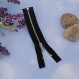 Maxbell Doll Dress Metal Zipper Repair for Doll Clothes DIY Supplies Black + Silver - Aladdin Shoppers