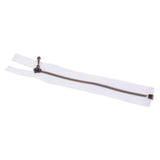 Maxbell Doll Dress Metal Zipper Repair for Doll Clothes DIY Supplies White + Bronze - Aladdin Shoppers