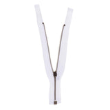 Maxbell Doll Dress Metal Zipper Repair for Doll Clothes DIY Supplies White + Bronze - Aladdin Shoppers
