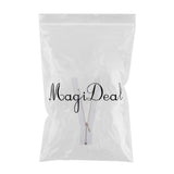 Maxbell Doll Dress Metal Zipper Repair for Doll Clothes DIY Supplies White + Golden - Aladdin Shoppers