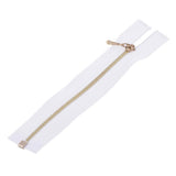 Maxbell Doll Dress Metal Zipper Repair for Doll Clothes DIY Supplies White + Golden - Aladdin Shoppers