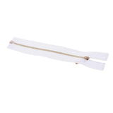 Maxbell Doll Dress Metal Zipper Repair for Doll Clothes DIY Supplies White + Golden - Aladdin Shoppers