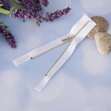 Maxbell Doll Dress Metal Zipper Repair for Doll Clothes DIY Supplies White + Golden - Aladdin Shoppers