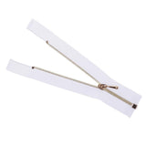 Maxbell Doll Dress Metal Zipper Repair for Doll Clothes DIY Supplies White + Golden - Aladdin Shoppers