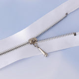 Maxbell Doll Dress Metal Zipper Repair for Doll Clothes DIY Supplies White + Silver - Aladdin Shoppers