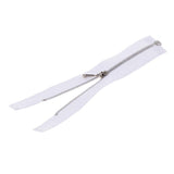 Maxbell Doll Dress Metal Zipper Repair for Doll Clothes DIY Supplies White + Silver - Aladdin Shoppers
