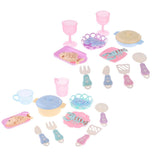 Maxbell Doll Furniture Toys Simulated Mini Food Playset for Mellchan Baby Dolls Blue - Aladdin Shoppers