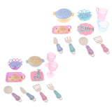 Maxbell Doll Furniture Toys Simulated Mini Food Playset for Mellchan Baby Dolls Blue - Aladdin Shoppers