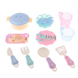 Maxbell Doll Furniture Toys Simulated Mini Food Playset for Mellchan Baby Dolls Blue - Aladdin Shoppers