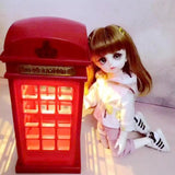 Maxbell Doll Photography Backdrops Dollhouse Christmas Scene Accessories 60 x 120cm - Aladdin Shoppers