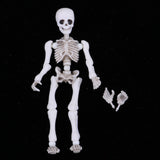 Maxbell Dollhouse Miniature 8.7cm Skeleton Doll Mini Action Figures Toy Party Favors Trick Toy Kids Playset - Aladdin Shoppers