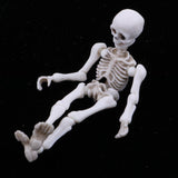 Maxbell Dollhouse Miniature 8.7cm Skeleton Doll Mini Action Figures Toy Party Favors Trick Toy Kids Playset - Aladdin Shoppers