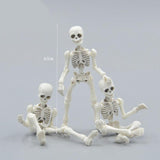 Maxbell Dollhouse Miniature 8.7cm Skeleton Doll Mini Action Figures Toy Party Favors Trick Toy Kids Playset - Aladdin Shoppers