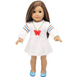 Maxbell Dolls Winter Clothes Set Wool Dress and Necklace for 18 inch - Aladdin Shoppers