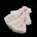 Maxbell Dolls Winter Fur Coat 1/6 Fashion Clothes and Accessories White - Aladdin Shoppers