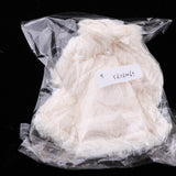 Maxbell Dolls Winter Fur Coat 1/6 Fashion Clothes and Accessories White - Aladdin Shoppers