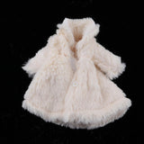 Maxbell Dolls Winter Fur Coat 1/6 Fashion Clothes and Accessories White - Aladdin Shoppers