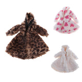 Maxbell Dolls Winter Fur Coat 1/6 Fashion Clothes and Accessories White - Aladdin Shoppers