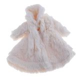 Maxbell Dolls Winter Fur Coat 1/6 Fashion Clothes and Accessories White - Aladdin Shoppers