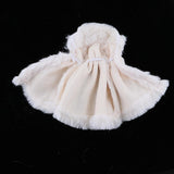 Maxbell Dolls Winter Fur Coat 1/6 Fashion Clothes and Accessories White - Aladdin Shoppers